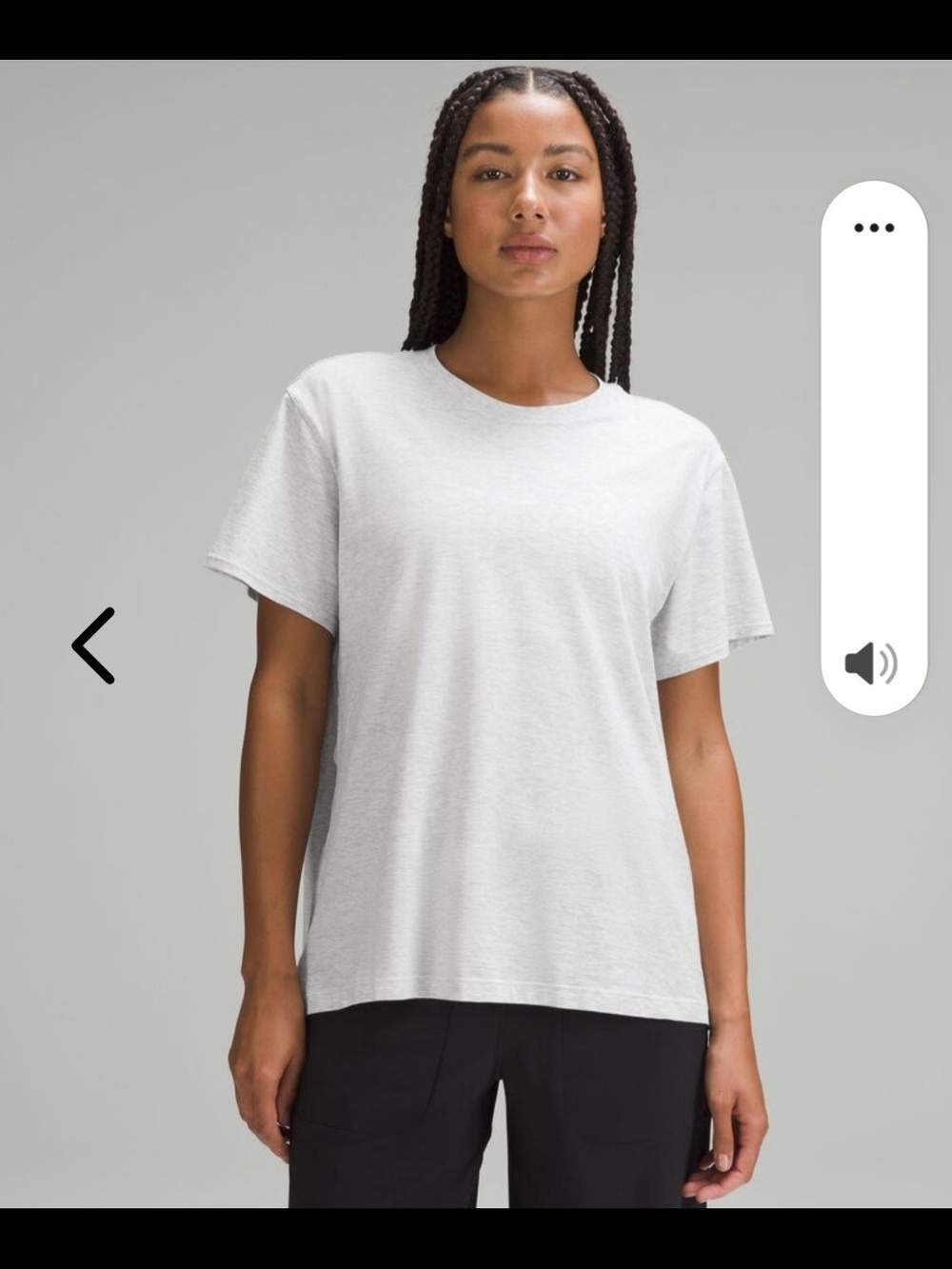 lululemon athletica Short Sleeve Crew Tee in Light Gray